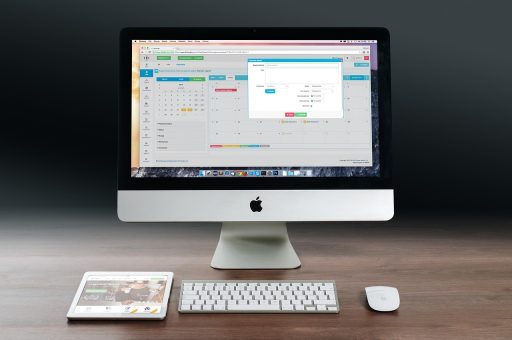 Zelfstandige die aan bureau zijn financiële buffer berekent met laptop en notities